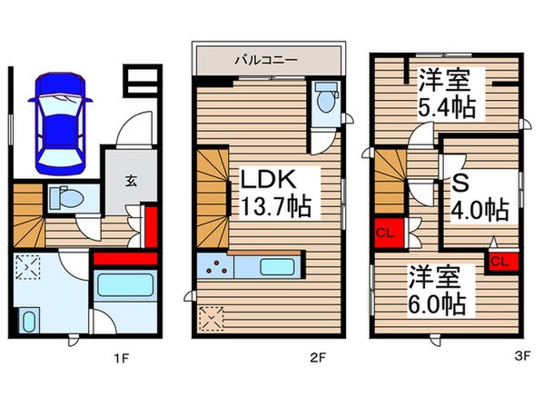 Kolet市川#08の物件間取画像